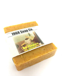 Be Happy Soap - Orange Cold Pressed Soap
