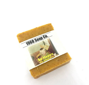 Be Happy Soap - Orange Cold Pressed Soap
