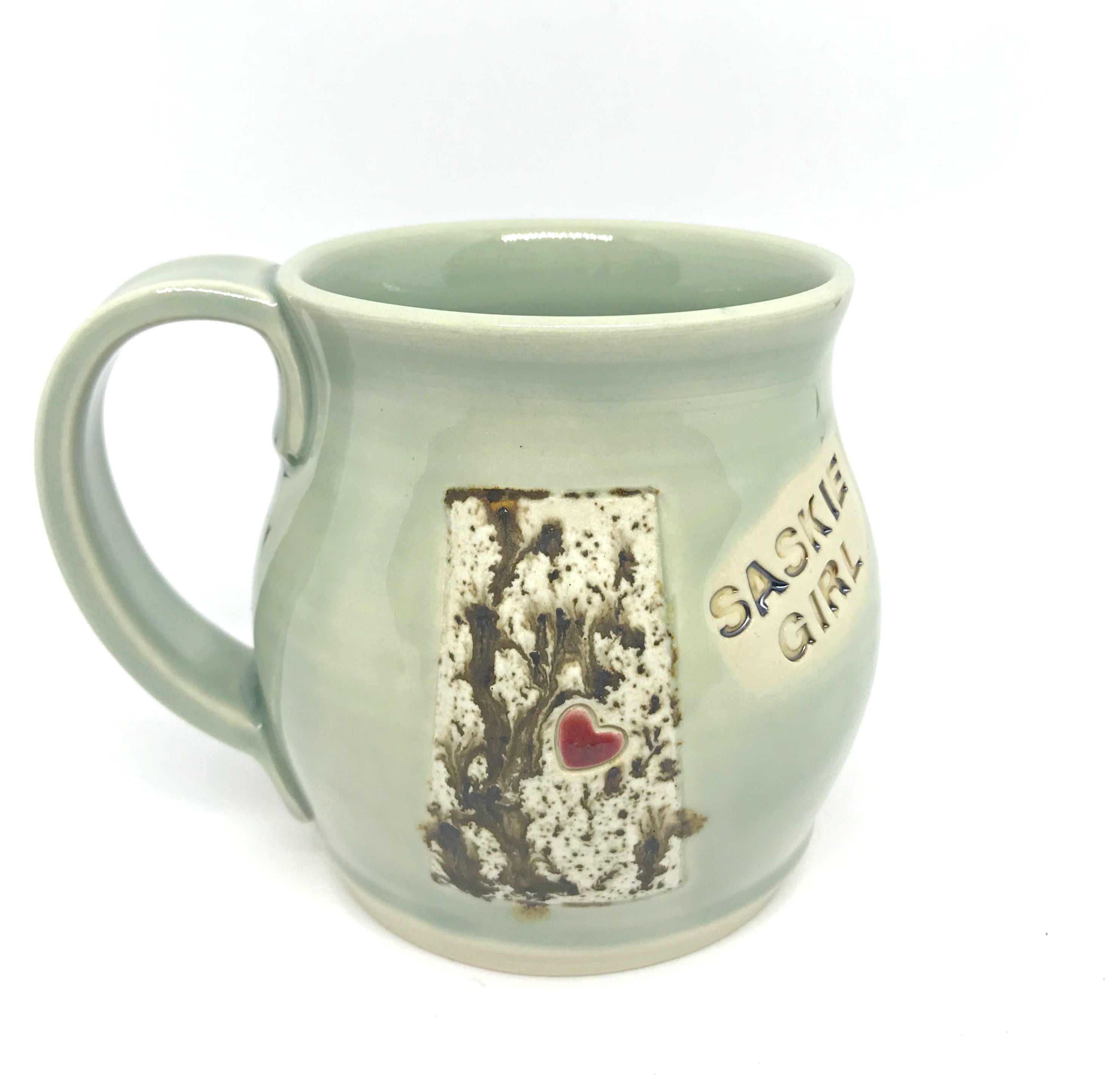 Cool Mint 'Saskie Girl' Mug - 12.5 oz